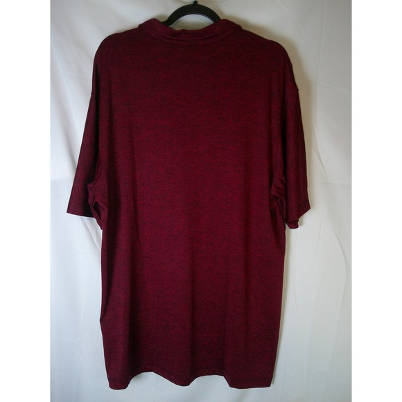 Nike Golf Tour Performance Dri-FIT Polo Shirt Mens 3XL Burgundy Heather Red - Picture 2 of 3